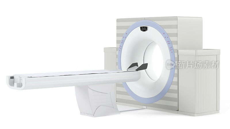 Scan system in a hospital. Computer tomographic